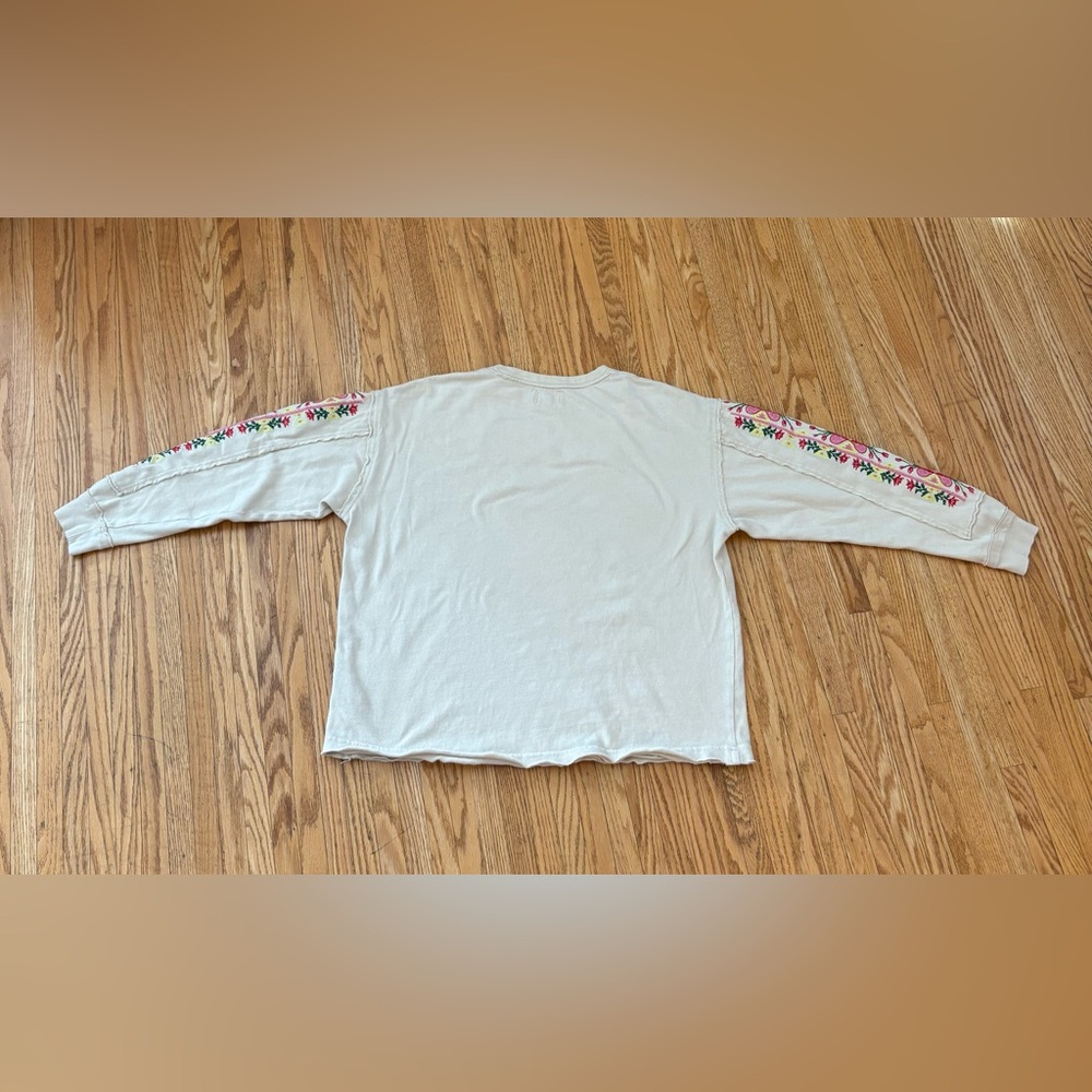 Free People All My Heart Embroidered Tee - Picture 8 of 8